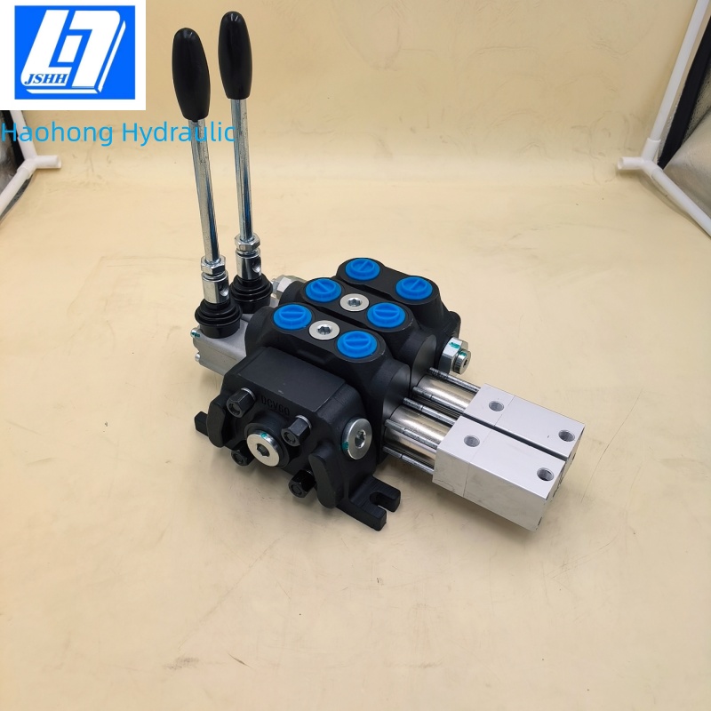 DCV60-2 Spools Manual &Penumatic(两联手动、气控）