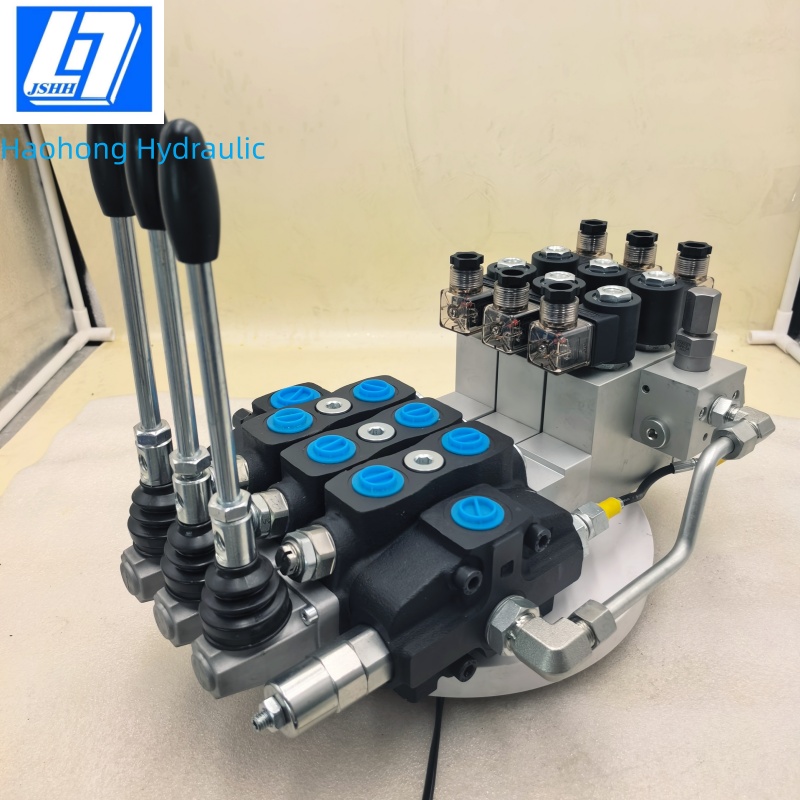 SD8 Manual and Electro-hydraulic Sectional Directional Control Valves SD8分片式多路阀