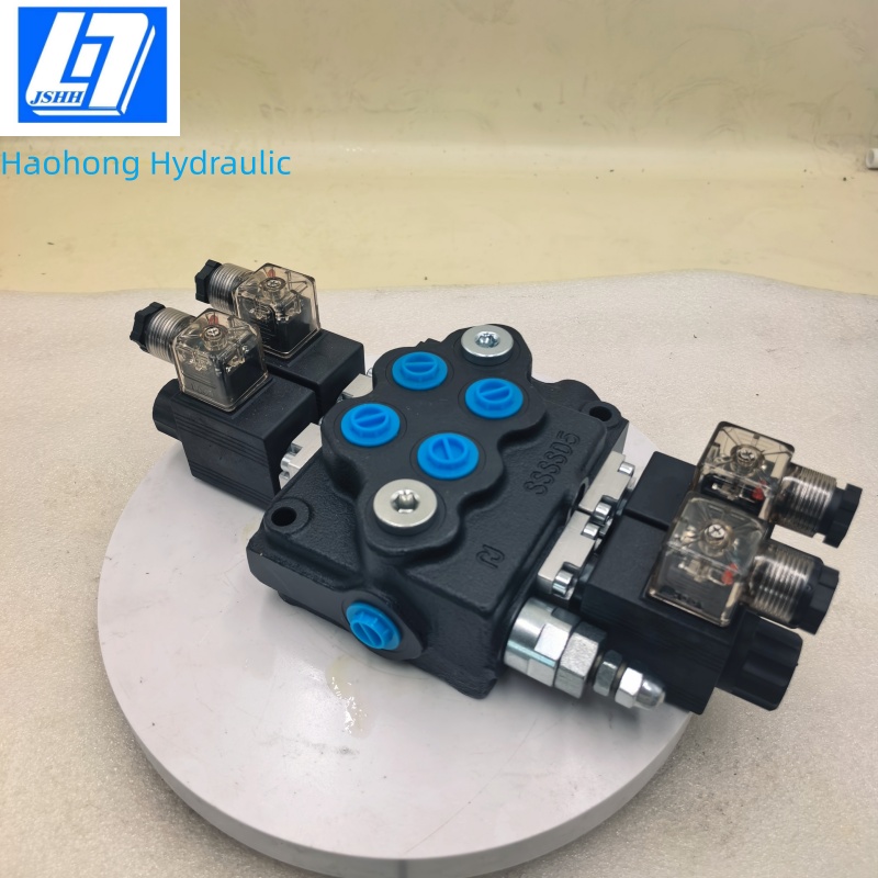 SD5 2 Spools Solenoid Monoblock Directional Valve